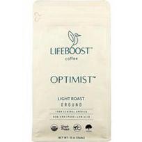 Lifeboost, Kava, „Optimist™“, malta, šviesiai skrudinta, 340 g