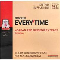 JungKwanJang, Korėjietiško raudonojo ženšenio ekstraktas, „Everytime“, originalus, 30 skystų lazdelių po 10 ml (0,34 fl oz)