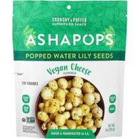 AshaPops, Spragintos vandens lelijų sėklos, veganiškas sūris, 28 g