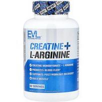 EVLution Nutrition, Kreatinas ir L-argininas, 120 vegetariškų kapsulių
