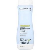 ATTITUDE, Avižinių dribsnių šampūnas jautriai odai, suteikiantis apimties ir blizgesio, bekvapis, 473 ml