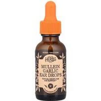 Herbs Etc., Česnakiniai Mullein ausų lašai, 30 ml