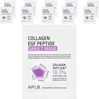 APLB, Kolageno EGF peptidų grožio lakštinė kaukė, 10 lakštų, 25 ml
