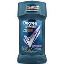 Degree, Pažangus, 72 val. veikiantis „Body Heat Activated™“ antiperspirantas-dezodorantas, gilaus kedro ir levandų aromato, 76 g