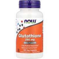 NOW Foods, Glutationas, 250 mg, 120 vegetariškų kapsulių