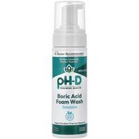 pH-D Feminine Health, Boro rūgšties putų prausiklis jautriai odai, 177 ml