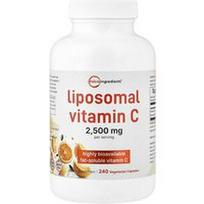 Micro Ingredients, Liposominis vitaminas C, 240 vegetariškų kapsulių (625 mg vienoje kapsulėje)