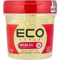 Eco Style, Formavimo gelis, maksimali fiksacija, visų tipų plaukams, argano aliejus, 454 g