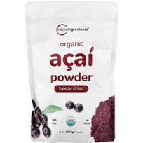 Micro Ingredients, Organiniai acai milteliai, liofilizuoti, 227 g