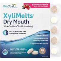 OraCoat, „XyliMelts®“ uogų kokteilis nuo burnos džiūvimo, 40 tirpstančių tablečių