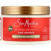 SheaMoisture, Daugiafunkcis apimties suteikiantis „Curt Stretch“ kremas plaukams, skirtas 4 tipo plaukams, su Kalahario melionų aliejumi, 325 ml