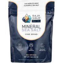 Baja Gold Salt Co., Mineralinė jūros druska, smulkiai malta, 454 g