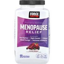 Force Factor, Moterų gerovė, menopauzės palengvinimas, mišrių uogų skonio, 60 minkštų kramtomųjų tablečių