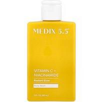 Medix 5.5, Kūno prausiklis „Radiant Glow“, su vitaminu C ir niacinamidu, 89 ml