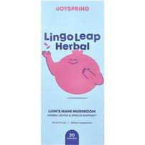JoySpring, „Lingo Leap Herbal“, liūto karčių grybas, 30 ml