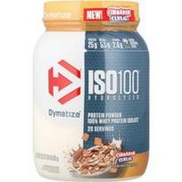Dymatize, ISO100® hidrolizuotas, 100 % išrūgų baltymų izoliatas, cinamono dribsniai, 610 g