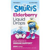 The Smurfs, Šeivamedžio uogų skystieji lašai, nuo 1 metų, uogos, 30 ml