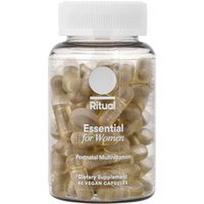 Ritual, Esminiai moterims, pogimdyminiai multivitaminai, mėtų skonio, 60 veganiškų kapsulių