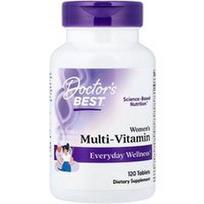 Doctor's Best, Moterų multivitaminai, 120 tablečių