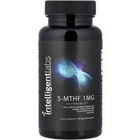 Intelligent Labs, 5-MTHF, 1 mg, 120 augalinių kapsulių