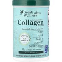 Great Lakes Wellness, Tvarūs jūrinio kolageno peptidai, be skonio, 454 g (16 uncijų)