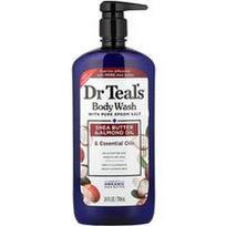 Dr. Teal's, Kūno prausiklis su gryna Epsomo druska, taukmedžio sviestu, migdolų aliejumi ir eteriniais aliejais, 710 ml
