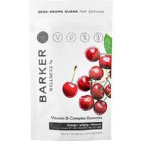 Barker Wellness Co, Vitamino B komplekso guminukai, vyšnių skonio, 30 guminukų