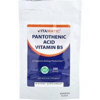 Vitamatic, Pantoteno rūgštis (vitaminas B5), 100 g