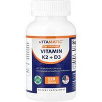 Vitamatic, Vitaminas K2 + D3, 120 tablečių