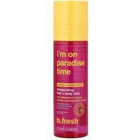 b.fresh, „I'm on Paradise Time“, gaivinamasis plaukų ir kūno purškiklis su mango ir pasiflorų aromatu, 221 ml