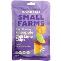 GoodSam, „Small Farms™“, traškūs traškučiai su ananasais, čili ir laimu, 20 g