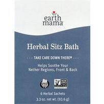 Earth Mama, Žolelių sėdimoji vonia, 6 žolelių pakeliai, 93,6 g