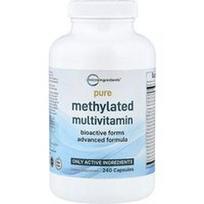 Micro Ingredients, Grynas metilintas multivitaminas, 240 kapsulių