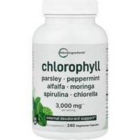 Micro Ingredients, Chlorofilas, 240 vegetariškų kapsulių