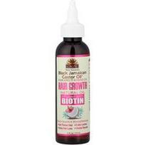 Okay Pure Naturals, Juodasis Jamaikos ricinos aliejus®, kokosų ir hibisko plaukų augimą skatinantis natūralus aliejus su biotinu, 118 ml