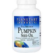 Planetary Herbals, „Full Spectrum™“ moliūgų sėklų aliejus, 1000 mg, 180 minkštųjų kapsulių