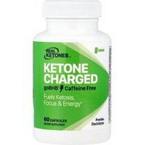 Real Ketones, Ketonais praturtintas, goBHB®, be kofeino, 60 kapsulių