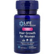 Life Extension, Moterų sveikata, plaukų augimas moterims, 30 minkštųjų kapsulių