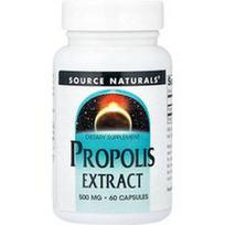 Source Naturals, Propolio ekstraktas, 500 mg, 60 kapsulių