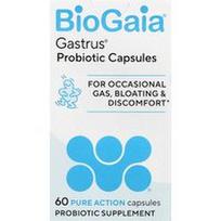 BioGaia, „Gastrus®“ probiotikų kapsulės, 60 gryno poveikio kapsulių