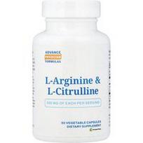 Advance Physician Formulas, L-argininas ir L-citrulinas, 60 augalinių kapsulių