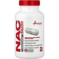 Metabolic Nutrition, NAC, 90 kapsulių (650 mg vienoje kapsulėje)
