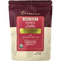 Teeccino, Tirpi žolelių latte, vanilės ir riešutų skonio, vidutinio skrudinimo, be kofeino, 224 g