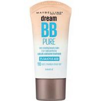 Maybelline, „Dream BB Pure“ odos valymo grožio balzamas, 110 šviesaus/vidutinio atspalvio lakštas, 30 ml