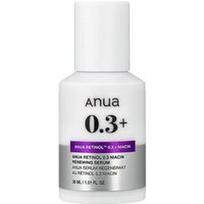 Anua, Retinol™ 0,3 % + niacino regeneruojamasis serumas, 30 ml