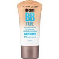 Maybelline, „Dream BB Pure“ odos valymo grožio balzamas, 120 vidutinio skaidrumo atspalvis, 30 ml