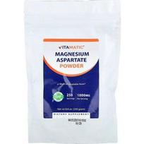 Vitamatic, Magnio aspartato milteliai, 8,8 uncijos (250 g)