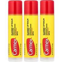 Carmex, Klasikinis lūpų balzamas, su gydomuoju poveikiu, SPF 15, 3 lazdelės po 4,25 g