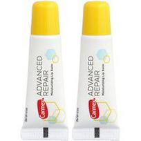 Carmex, „Advanced Repair“ drėkinamasis lūpų balzamas, 2 tūbelės po 10 g (0,35 uncijos)