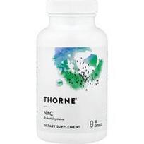 Thorne, NAC, 180 kapsulių (500 mg vienoje kapsulėje)